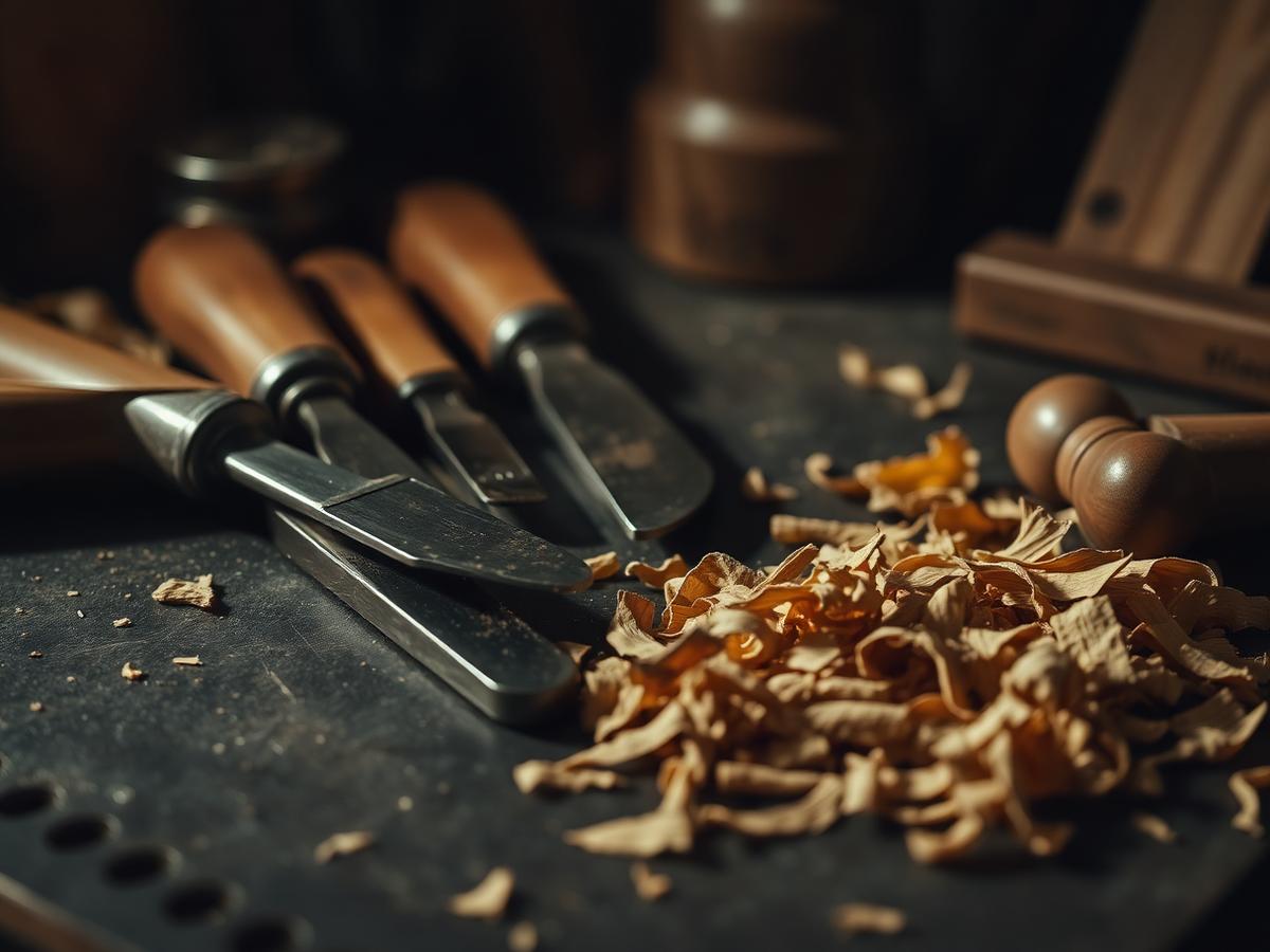 Hand-cut dovetails in green walnut